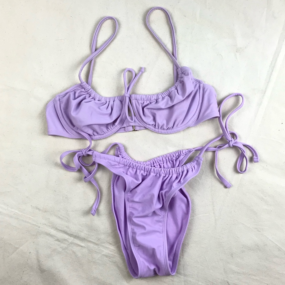 2 Piece Lilac Bikini with Underwire